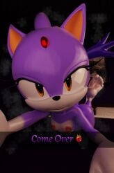3d 3d_(artwork) big_butt blaze_the_cat feet feet_up selfie small_breasts solo_female sonic_(series) sonic_the_hedgehog_(series)