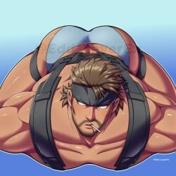 ass bara big_ass big_butt bubble_ass bubble_butt butt dat_ass dat_butt edd_layerex fat_ass fat_butt gay huge_ass huge_butt large_ass large_butt male male_only metal_gear_solid muscular muscular_male round_ass round_butt solid_snake solo thick_ass thick_butt