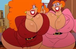 blossom_(powerpuff_girls) female orange_hair orange_hair_female powerpuff_girls samperez sara_bellum tagme tan_body tan_skin