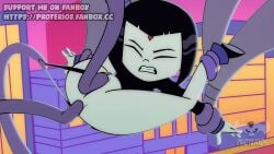 animated black_hair clothing cum cum_inside dc dc_comics forced moaning pale_skin proterios rape raven_(dc) raven_(teen_titans_go!) sound tagme teen_titans_go tentacle tentacle_rape tentacle_sex video