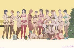 16girls 6+girls alibi_(rainbow_six) ash_(rainbow_six) asian bald blonde_hair blue_eyes brazilian brazilian_female breast_size_difference breasts brown_eyes brown_hair bucket busty caveira_(rainbow_six) champagne champagne_bottle champagne_glass christmas_tree clash_(rainbow_six) cleavage clothed dark-skinned_female dokkaebi_(rainbow_six) ela_(rainbow_six) european female female_only finka_(rainbow_six) frost_(rainbow_six) garter_belt garter_straps group harem heels hibana_(rainbow_six) high_heels ice_bucket iq_(rainbow_six) korean latina lingerie lips long_hair looking_at_viewer menorah mila_the_mute military military_uniform mira_(rainbow_six) national_personification nomad_(rainbow_six) open_toe_shoes panties polish ponytail pose posing presenting presenting_self pubic_hair rainbow_six rainbow_six_siege red_hair short_hair size_difference smile spanish string_bra string_panties thick_thighs thighhighs tied_hair tom_clancy twintails twitch_(rainbow_six) underwear_only vagina valkyrie_(rainbow_six) wide_hips ying_(rainbow_six) zofia_(rainbow_six)