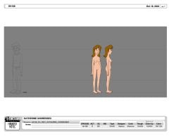 1girls breasts brown_hair character_sheet concept_art female female_focus female_only hairless_pussy haunted_hotel katherine_freeling light-skinned_female light_skin long_hair model_sheet naked naked_female netflix nipples no_pubic_hair no_pussy nude nude_female official_art size_chart solo solo_female solo_focus