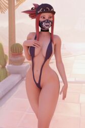 akali from k/da series by chaunguyen