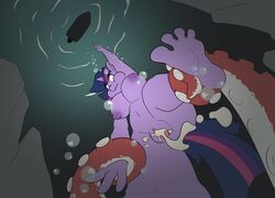 1girls after_sex anthro anthrofied ass cum drowning friendship_is_magic furry haiku haikuoezu_(artist) hasbro my_little_pony nude nudity pussy sweethd tentacle twilight_sparkle_(mlp) underwater underwear wet