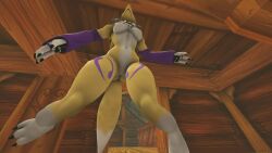 1girls 3d 3d_animation animated aquaphilia asphyxiation ass bandai_namco breasts choking digimon diving drowning featureless_breasts featureless_crotch female fox girl longingtail mp4 renamon sfm slideshow solo sound source_filmmaker tagme underwater video