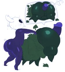 anthro arthropod artist ass big big_ass big_butt bodily butt cock color color_edit colored colored_sketch colorshun creamygravy cum cumshot duo ejaculation erection fellatio female feral fluids general genital genitalia genitals hollow_knight huge hyper male male/female mosscreep mosskin nude oral penetration penile penis protagonist_(hollow_knight) pussy sex team_cherry thick thighs threading through video_games way zoophilia