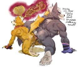 absurd_res anal anal_sex anthro anthro_on_anthro anthro_penetrated anthro_penetrating anthro_penetrating_anthro aroused aroused_by_another aroused_face aroused_smile ass ass_to_ass back_muscles balls bara barazoku biceps big_butt big_dom_small_sub big_muscles black_clothing black_gloves black_handwear blush blush_lines bodily_fluids canid canine canis claws clothing cocky_grin concosive dialogue dirty dirty_feet dirty_talk dominant dominant_anthro dominant_male domination/submission duo english_text fangs fangs_bared fox fox_mccloud fur gay genital_fluids genitals gloves grey_body grey_fur grin handwear hi_res holding_tail internal internal_anal kerchief knot knotted_penis knotting larger_anthro larger_male laugh looking_at_another looking_at_partner looking_back looking_back_at_another looking_back_at_partner looking_pleasured male male/male male_only male_peed_on male_peeing male_peeing_on_male male_penetrated male_penetrating male_penetrating_male mammal manhandling manly marking_territory mercenary mohawk mostly_nude mostly_nude_anthro mostly_nude_male multicolored_body multicolored_fur muscular muscular_anthro muscular_arms muscular_male muscular_thighs nintendo orange_body orange_fur peeing peeing_in_ass peeing_inside peeing_on_another peeing_on_balls peeing_on_butt peeing_on_ground peeing_on_leg peeing_on_partner peeing_on_penis peeing_on_self peeing_while_erect peeing_while_penetrating penetration penile penile_penetration penis penis_in_ass pounding_ass purple_clothing purple_gloves purple_handwear raised_tail rear_view red_clothing red_gloves red_handwear red_kerchief roughhousing sex shocked simple_background size_difference smaller_anthro smaller_male smaller_penetrated smile smirk sneer star_fox submissive submissive_anthro submissive_male tail tail_grab taunting taunting_partner teasing teasing_partner teeth text thick_arms thick_thighs thug tough_guy two_tone_body two_tone_fur urine urine_from_ass urine_from_penis urine_in_ass urine_on_balls urine_on_butt urine_on_ground urine_on_leg urine_on_penis urine_on_self urine_pool urine_stream vein veiny_penis watersports wet wet_balls wet_body wet_butt wet_fur wet_legs wet_penis white_background white_body white_fur white_mohawk wolf wolf_o'donnell x-ray
