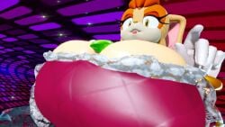 10_seconds 1girls animated big_breasts breast_expansion curvy curvy_figure fanning_self heartbeat huge_breasts hyper item_in_cleavage milf prevence sloshing_breasts sonic_(series) sound tagme vanilla_the_rabbit video