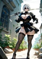 2b (nier:automata) from nier (series) by elisabeth cheria