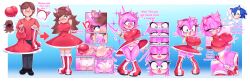 2026 absurd_res amy_rose anthro artist_collaboration ass big_breasts big_butt bimboaudino bimbofication black_clothing black_shirt black_topwear blush boots bottomwear breast_fondling breast_implants breast_play breasts brown_hair butt_expansion camel_toe clothed clothed_anthro clothed_female clothed_human clothed_male clothing costume dialogue dress ear_piercing english_text enjoying_transformation eulipotyphlan expansion fake_breasts fake_ears fantasizing female fondling footwear fur gender_transformation gloves green_eyes hair hand_on_breast handwear heart_symbol hedgehog hi_res human human_to_anthro legwear lip_expansion lips male mammal mtf_transformation nipple_outline nipples panties pants piercing pink_body pink_fur pink_hair pink_nipples red_clothing red_dress sega shirt shoes slemka solo sonic_(series) sonic_the_hedgehog sonic_the_hedgehog_(series) species_transformation tail text thick_lips thigh_boots thigh_highs topwear transformation underwear white_clothing white_gloves white_handwear white_panties white_underwear wig