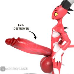 blitzo (helluva boss) from hellaverse by crimsomdark