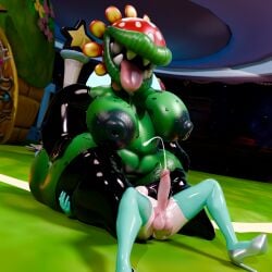 petey piranha from mario (series) by slicktex3d