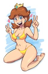 princess daisy from mario (series) by kreatureink