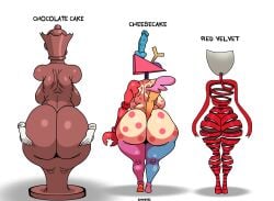 3girls ass ass_chart ass_focus ass_grab back back_view backboob big_ass bottomless breasts butt_digging chess_piece dark-skinned_female digging_into_butt digging_up_in_they_ass english_text female female_only gangle_(tadc) gangle_(the_amazing_digital_circus) gangle_with_thick_ribbons ghostec glitch_productions gooseworx grabbing_ass grabbing_own_ass huge_ass humor large_ass meme nude queen queenie_(the_amazing_digital_circus) royal signature simple_background standing tadc text the_amazing_digital_circus topless viewed_from_behind white_body wife zooble_(tadc) zooble_(the_amazing_digital_circus)