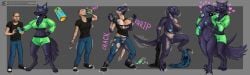 2025 absurd_res anthro areola bare_breasts beard beverage beverage_can big_breasts black_clothing black_shirt black_t-shirt black_topwear blue_areola blue_blush blue_bottomwear blue_clitoris blue_clothing blue_ears blue_eyelashes blue_eyes blue_jeans blue_mouth blue_nipples blue_pants blue_vulva blush blush_lines bottomwear breast_expansion breast_grab breasts brown_beard brown_facial_hair brown_hair bursting_breasts canid canine canis chest_tuft claw_growth claws clitoris closed_eyes closed_smile clothed clothing confident confusion crack_(sound_effect) cropped_jacket dated denim denim_bottomwear denim_clothing digital_media_(artwork) dinosaur dressing_another dressing_partner drinking_soda dromaeosaurid dropping_food dropping_object duo ear_shrinkage english_text expansion exposed_breasts eye_color_transformation eye_contact eye_scar eyelashes facial_hair facial_scar female female/female female_anthro flushed footwear forehead_scar fur furry_tail gender_transformation genitals geometric_background giving_food glowing glowing_areola glowing_clitoris glowing_ears glowing_eyelashes glowing_eyes glowing_genitalia glowing_mouth glowing_nipples glowing_vulva green_bottomwear green_clothing green_jacket green_shorts green_topwear grey_background growth gulp_(sound_effect) hair hair_loss hand_on_another's_shoulder hand_on_breast hand_on_hip hand_on_leg hand_on_own_breast hand_on_own_hip hand_on_own_leg hand_on_own_thigh hand_on_shoulder hand_on_thigh happy head_tuft heart_symbol hi_res hip_expansion holding_breast holding_clothing holding_object hotpants human human_to_anthro hunching jacket jeans leg_tuft lime_(skiesofsilver) linear_sequence looking_at_another looking_at_breasts looking_at_own_breasts looking_at_self male male_human mammal motion_lines mouth_closed mtf_transformation neck_tuft nipples non-mammal_breasts non-mammal_nipples non-mammal_vulva nose_scar nuzzling onomatopoeia open_clothing open_jacket open_mouth open_topwear pants penis_to_vagina_tf pink_scar prehistoric_species purple_body purple_breasts purple_fur purple_scales purple_sclera purple_tail reptile ripping_sound_effect saurischian scale_growth scales scalie scar sequence shin_tuft shirt shocked shoes shorts sickle_claw simple_background smile sneakers snout snout_growth soda sound_effects species_transformation standing_behind t-shirt tail tail_growth tail_tuft text theropod thigh_expansion thigh_tuft toe_claws topwear torn_bottomwear torn_clothing torn_footwear torn_jeans torn_pants torn_shirt torn_t-shirt torn_topwear torn_underwear transformation transformation_sequence transformation_through_food tuft underwear url vulva wide_hipped_anthro wide_hipped_female wolf xenthetechnomorph