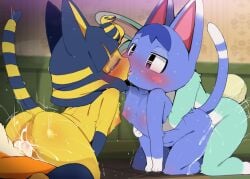 ankha from animal crossing by dagasi