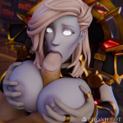 1male 3d 3d_animation animated athletic_female blender blizzard_entertainment boobjob breasts calia_menethil fellatio female glowing_eyes hi_res high_resolution highres human human_penetrating large_breasts large_penis light-skinned_male loop looping_animation male male/female mp4 paizuri penis phonicbot sound sound_effects straight tagme titfuck titjob undead_(warcraft) video warcraft world_of_warcraft wow