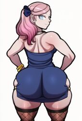 ai ai_generated danganronpa danganronpa_another fanganronpa female kabuya_yoruko pink_hair source_request style_emulation super_danganronpa_another_2 tagme thick_thighs wide_hips