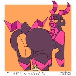 anal animal_genitalia animal_penis animated arthropod black_body butters_(theenyface) equine_genitalia equine_penis feral generation_5_pokemon genitals looking_at_viewer male male/male male_only nintendo penis pokemon pokemon_(species) red_body scolipede solo theenyface yellow_sclera