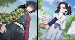 kanzaki aoi (kimetsu no yaiba) from demon slayer by darklust