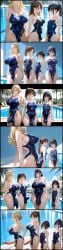 ai_generated big_breasts big_penis breasts bulge common_sense_change difference embarrassed female flaccid_penis fully_clothed futa_only futanari group huge_breasts huge_cock intersex jealous large_penis lineup looking_at_penis medium_breasts multiple_females multiple_girls normal_penis outdoors penis penis_awe penis_size_comparison penis_size_difference petite pool public_nudity shocked size_comparison size_difference small_breasts small_penis sunny surprised sussychan taller_female tight_clothing veiny_penis water