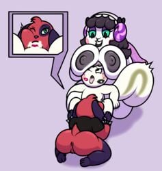 2019 animal_crossing anthro ass big_breasts big_butt blush bodily_fluids bovid breasts canid canine canis caprine cherry_(animal_crossing) clothed clothing cum cum_inside digital_media_(artwork) domestic_dog domestic_sheep domination erection eyeshadow fellatio female female_domination fur genital_fluids group group_sex hi_res horn huge_breasts kiss_mark lipstick makeup male mammal marshal_(animal_crossing) mr.under muffy_(animal_crossing) nintendo nipples nude open_mouth oral penile penis pussy rodent scarf sciurid sex sheep shortstack simple_background smile straight thick_thighs threesome tongue tongue_out tree_squirrel video_games white_fur wide_hips wool_(fur)