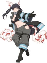 1girls :o bare_belly bare_chest bare_midriff bare_navel belly belly_button big_breasts bikini bikini_top black-haired_female black_bikini black_bikini_top black_boots black_gloves black_hair black_string_bikini black_swimsuit black_swimwear boots breasts busty busty_female busty_teenager cleavage curvaceous curvaceous_body curvaceous_female curvaceous_figure curvaceous_hips curvaceous_teenager curvy curvy_body curvy_female curvy_figure curvy_hips digital digital_art digital_drawing digital_drawing_(artwork) digital_media digital_media_(artwork) enen_no_shouboutai exposed_belly exposed_chest exposed_midriff exposed_navel exposed_skin female female_focus female_only fingers fire fire_ears fire_force fire_tail firefighter firefighter_coat firefighter_helmet firefighter_jacket firefighter_uniform flames full_body gloves hair_between_eyes head_tilt high_resolution highres hourglass_figure kotatsu_tamaki large_boobs large_breasts lean_figure long_hair looking_at_viewer midriff narrow_waist navel neck_guard open_mouth orange-eyed_female orange_eyes parted_lips plump_breasts shiseki_hirame shoulders simple_background slender_body slender_waist slim_waist solo standing string_bikini swimsuit swimwear teenage_female teenager tilted_head twintails twintails_(hairstyle) white_background white_pupils wide_hips young_female young_woman