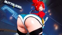 1girls 3d_animation animated ass ass_expansion ass_shake big_ass female_only hi-fi_rush huge_ass korsica prevence sound tagme twerking video ych