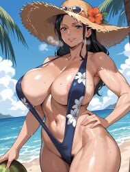 ai_generated bikini clothing dodo_bird female female_only nico_robin one_piece