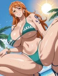 ai_generated bikini clothing dodo_bird female female_only nami_(one_piece) one_piece