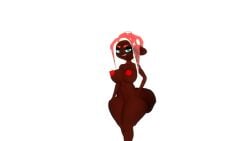 big_ass_(female) big_ass_cheeks big_booty big_butt_(female) breasts bubble_butt bubble_butt_(female) dark_skinned_female huge_asscheeks kaibernation nude_female octoling_girl red_nipples splatoon_(series) unrealistic_proportions