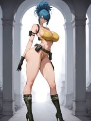 ai_generated big_breasts full_body high_heel_boots king_of_fighters leona_heidern shu