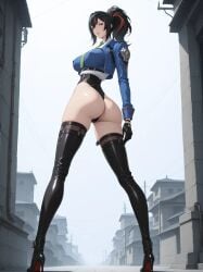 ai_generated bewitching_thighs big_ass full_body high_heel_boots shu zenless_zone_zero zhu_yuan