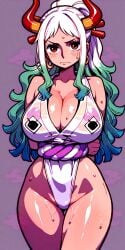 ai_generated big_breasts clothing female female_only momo_xing one_piece yamato_(one_piece)