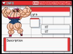 abs biceps big_breasts big_muscles breasts brown_hair female hair huge_muscles human human_only hyper hyper_muscles light-skinned_female light_skin lyra_(pokemon) muscles muscular muscular_arms muscular_female muscular_legs muscular_thighs nintendo pecs pixel_art pokemon pokemon_hgss xxdexseaxx