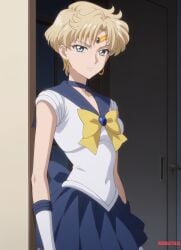 ai_assisted ai_generated anime haruka_tenou sailor_moon sailor_uranus