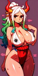 ai_generated big_breasts clothing female female_only momo_xing one_piece yamato_(one_piece)