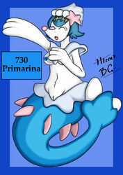 1girls 3_fingers abs alternate_breast_size alternate_species anthro anthrofied arm_up armpits belly bernardol22 big_ass big_tail blue_fur blue_hair breasts closed_eyes female furry hi_res hitori09 huge_ass lana_(pokemon) large_ass mammal marine navel nintendo nipples nude pinniped pinup pokémon_(species) pokedex pokemon pokemon_sm pokemorph pose primarina pussy short_hair singing solo tail text transformation video_games water watermark white_fur wide_hips