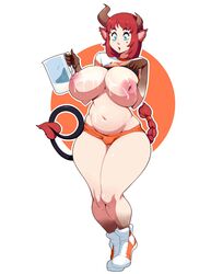 1futa ambiguous_gender animal_ears big_ass big_breasts big_nipples blue_eyes braid braided_ponytail breasts breasts_out broken_horn bulge calixa cow_girl cow_horns cow_tail crop_top curvy cyan_eyes exposed_breasts freckles full_body futa_only futanari gaping_nipples glass holding_glass horns huge_nipples illboxart intersex inverted_nipples jug knees milk navel orange_shorts pink_nipples puffy_nipples red_hair shoes shorts sidelocks simple_background slightly_chubby sneakers solo solo_futa spade_tail spill spilled_drink spilled_milk startled surprised tail tail_tuft thick_thighs underboob wet_top white_background wide_eyed