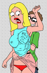 alternate_breast_size american_dad breasts female francine_smith incest large_breasts mother_and_son sbb steve_smith