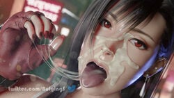 3d bulgingsenpai cum cum_in_mouth cum_inside cum_on_face dissidia dissidia_final_fantasy facial female female_only final_fantasy final_fantasy_vii solo source_filmmaker tifa_lockhart uncensored video_games wet