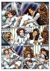 ass_grab brother brother_and_sister chewbacca comic dubious_consent groping_ass han_solo imminent_rape imminent_sex incest kiss kissing luke_skywalker palcomix palcomix_vip princess_leia_organa ripped_clothes ripped_clothing ripping_clothing sister star_wars torn_clothes torn_clothing watching wookiee