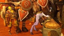 1girls 2019 3d animal_genitalia animal_penis blizzard_entertainment bloodflank_charger blue_skin closed_eyes doggy_style draenei equine equine_penis female hooves horde_symbol horns horse horsecock kalimdor mount_(warcraft) orgrimmar orgrimmar_grunt painful standing stomach_bulge tail vaginal_penetration warcraft world_of_warcraft zentaeron zoophilia