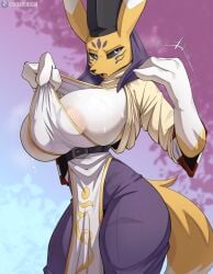 renamon from bandai namco by cooliehigh