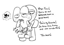 algebralien battle_for_bfb battle_for_dream_island bfb bfdi finger_in_mouth four_(bfb) from_behind gay gay_anal object_shows open_mouth praise tentacle_penis the_power_of_two tpot two_(tpot) vadahlivokroz yaoi
