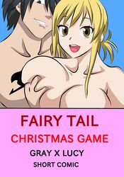 breast_grab breasts dragneeln630 fairy_tail gray_fullbuster large_breasts lucy_heartfilia tagme