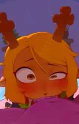 noelle holiday from deltarune by rabbitadvisory