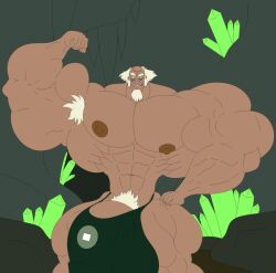 avatar_the_last_airbender bara boborionbrute bulge bumi dilf hyper hyper_bulge hyper_muscles male male_only muscles muscular muscular_male older_male