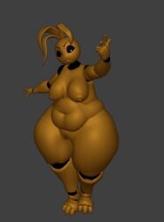 toy chica (fnaf) from five nights at freddy's by justminkov