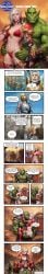 ai_generated alleria_windrunner blonde_female blonde_hair blood_elf cheating comic comic_strip cowgirl_position divorce elf green_skin high_elf impregnation interracial interspecies milf netorare orc riding riding_penis sex void_elf warcraft world_of_warcraft
